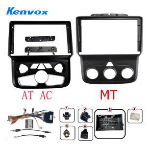 Dodge Ram 1500 2012 용 Kenvox 자동차 라디오 근막 프레임 9 인치 16 핀 스테레오 패널 배선 하네스 전원