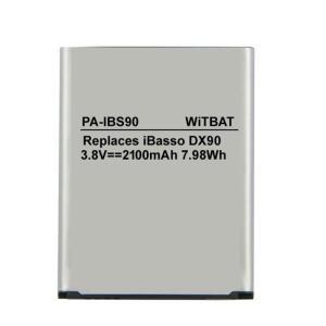 IBasso DX90 플레이어용 리튬 이온 충전식 팩 교체 배터리, 2100mAh, 3.7V, 3.8V