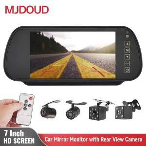 MJDOUD 7 인치 자동차 미러 모니터 (차량 주차 용 후면보기 카메라 포함) TFT LCD LED 스크린 유니버설