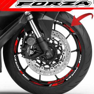 혼다 Forza125 휠 스티커 바이크 오토바이 액세서리 튜닝 부품 데칼 125 250 300 350 2025