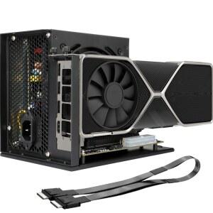 PCIe 4.0 x 4 64Gbps 호환 eGPU DOK, OCuLink SFF-8612 8311에서 PCIe x16 및 SFF-8611 남성 케이블, 인클로저는 노트북 미니 PC용 표준 ATX 전원 및 외장 그래픽 카드 GPU를 지원합니다