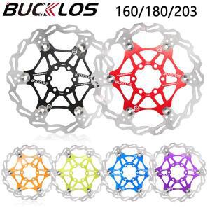 BUCKLOS 자전거 브레이크 디스크 160mm 203mm 플로팅 로터 방열 유압 for SHIMANO