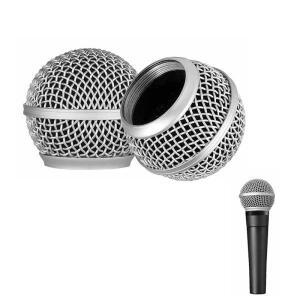 Shure Beta58A SM58 87A 마이크 교체 헤드 스틸 부품 액세서리 용 그릴