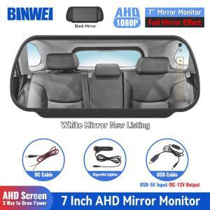 BINWEI 7 인치 ALED 자동차 미러 모니터 차량 주차 후면보기 카메라 TFT LCD 화면 범용 Rervesing