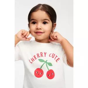 HM 브랜드관 코튼 티셔츠 3피스 세트 화이트/Cherry cute 1320130001 3359149
