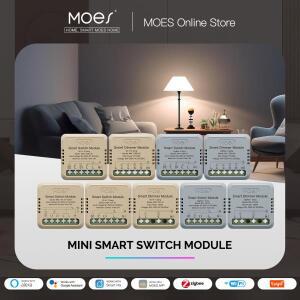 MOES  Tuya WiFi/Zigbee 스마트 스위치/조광기 모듈 DIY 전등 1/2 갱    Alexa Google