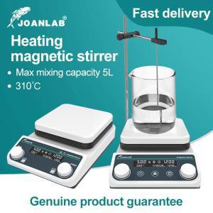 JOANLAB 마그네틱 교반기 핫 플레이트 디지털 디스플레이 가열 온도 조절 믹서, 실험실 1500rpm, 5L