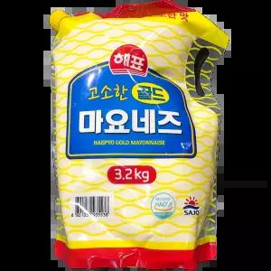 사조 마요네즈 스파우트팩 3.2k X4 식당용 샐러드용 식당용포장 고기집 이즈