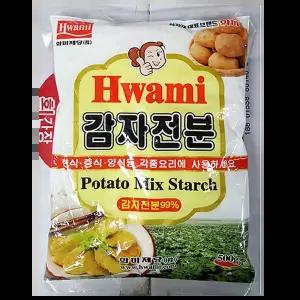 감자전분 (화미 500g) 식당용 카타쿠리코 쫄깃한맛 잡내제거용 부드러운질감