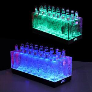 아이스버킷 LED 와인 맥주 바스켓 샴페인 큐브 얼음 바 사각 칠러 얼음통 양주