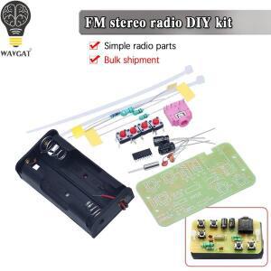 FM 스테레오 라디오 DIY 키트 무선 송기  모듈 주파수 변조 납땜 연습