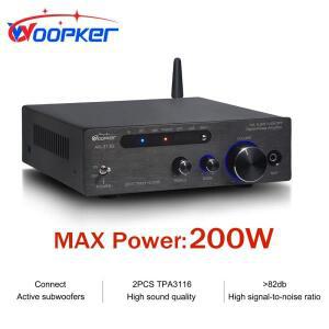 Woopker 사운드 앰프 TPA3116 D2 100W  HiFi 스테레오  Bluetooth 오디오 우퍼 트위터  시어터