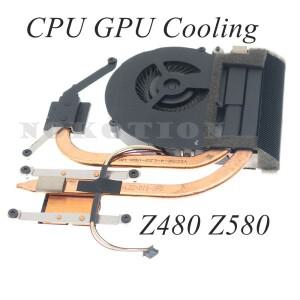 라디에이터 쿨링 시스템 방열판 팬 포함 레노버 아이디어패드 Z480 노트북 CPU 용