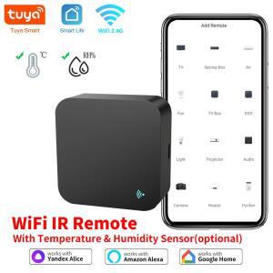 TV 에어컨 온도계 습도계 용 스마트 원격 WiFi IR 블래스터 Alexa Google 홈 링크 Tuya와 호환 가능