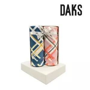 [백화점 정품] 닥스 남녀 2매 나염 손수건 세트 DKN1404
