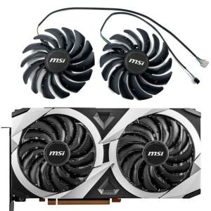 95MM PLD10010B12HH RX 6600 MECH 2X 8G GPU 팬 MSI Mech Radeon XT 비디오 카드 냉각 팬용