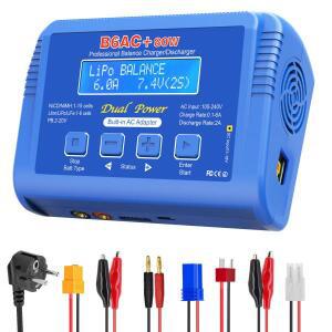 iMAX B6AC+ 배터리 충전기 15V 6A 내장 어댑터 Lipo NiMh 리튬 이온 Ni-Cd 디지털 RC 밸런스 방전기