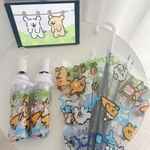 장우산 장마 3단 우산 미니 비닐 여름 수동 퍼피 자동 3단우산 장우산 3단우산 여름우산