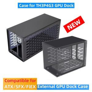 TH3P4G3 Thunderbolt 호환 케이스 GPU 도크 메탈 프레임 + 아크릴 사이드 플레이트 ATX SFX FlEX(1U) 전원