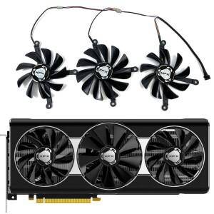 1SET CF1010U12S XFX Radeon RX 5700 XT GPU 팬 비디오 카드 냉각 팬용