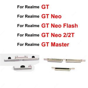 Realme GT NEO 2 Neo 2T Master Explorer 5G 측면 전원 볼륨 키 소형 버튼 플렉스 케이블 교체