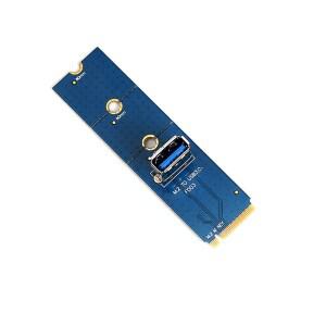 NGFF 5Gbps M.2-USB 3.0 전송 카드 어댑터 변환기-PCI Express PCI-E 1X-16X 라이저 익스텐더