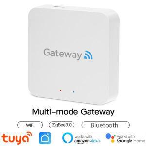 Tuya ZigBee 다중 모드 게이트웨이 허브 스마트 홈 WiFi 브리지 Bluetooth 메쉬 라이프 원격 제어는 Alexa