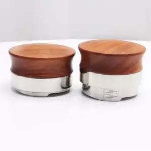홈아트 우드 커피 템퍼 디스트리뷰터 레벨링툴 58mm 커피템퍼