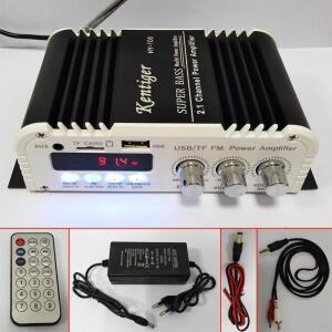 Kentiger HY-108 2.1 채널 출력 서브우퍼 TF USB FM 오디오 파워 앰프 스테레오 슈퍼베이스 스피커 Dac