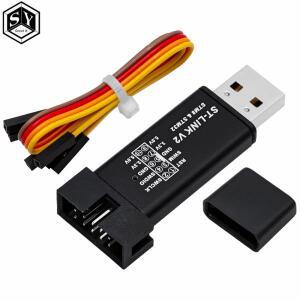 ST LINK Stlink V2 Mini 시뮬레이터 다운로드 프로그래머 커버 듀폰 케이블 포함 1 세트