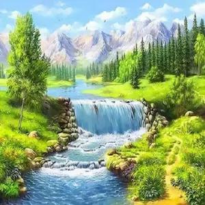 액자 피포페인팅 아이윙스 여름테마 Q3304 DIY명화그