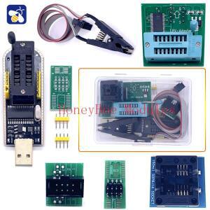 CH341a 프로그래머 어댑터+SOIC8 SOP8 케이블 포함+1.8V EEPROM 플래시 BIOS USB 전자 장치