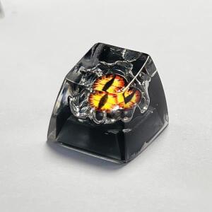 이블 아이즈 DIY 기계식 키보드 해와 달/별 키캡 레진 아티산 커스텀 예쁜 소녀 ESC 선물 싱글 SA R1