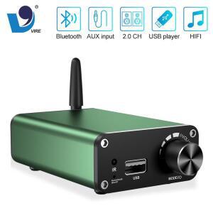 VIRE AC06 Bluetooth 5.3 수기 스테레오 전력 증폭기 2*100W TPA3116  D HiFi  스피커 앰프 디지털 오디오