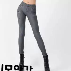 MC-SS561 제작기간소요 그레이포켓레깅스 기모안감
