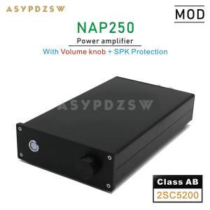 NAP250 MOD 2SC5200 SPK 보호 기능이 있는 영국 NAIM 회로의  스테레오 전력 증폭기 베이스 80W+80W 8R
