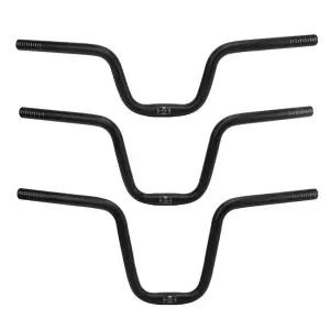 알루미늄 합금 접이식 산악 자전거 핸들바 로드 바이크 라이저 핸들바 25.4mm 직경 580mm