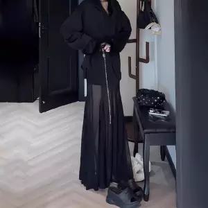 투피스 여친 치마 롱 망사 봄 머메이드 이른 하객 힙업 가짜 admr1