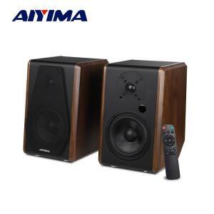 AIYIMA S700 액티브 책장 스피커 120W 블루투스 무선 하이파이 사운드 오디오 출력 서브우퍼 TRS RCA AUX
