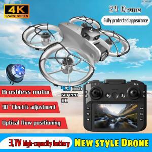 가용  RC 드론 4K WIFI FPV HD 항공 촬영 브러시리스 모터 광학 흐름 위치 지정 듀얼 카메라 콥터 장난감