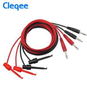 Cleqee P1039 1Set 4mm 바나나 플러그-테스터기   리드 키트 케이블 멀티 미터 전자 도구 용 Mayitr IMax B