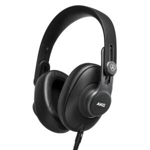 AKG PRO AUDIO K361 유선, 오버이어, 클로즈드 스튜디오 스테레오 녹음 접이식, 팟캐스트, 헤드셋, 믹싱, 헤드폰, 모니터 DJ 경량, 백, 블랙 전문