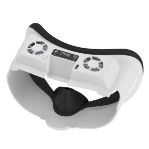 Meta Quest 3 공기 순환 얼굴 커버 냉각 선풍기  RGB 조명 VR 헤드셋 교체 인터페이스 마스크
