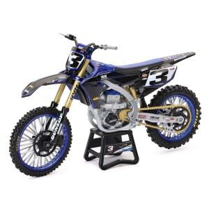 야마하 YZ450F 챔피언십 에디션 모터사이클 #3 일라이 토맥 야마하 팩토리 레이싱 1/12 다이캐스트 모델 바이 뉴 레이