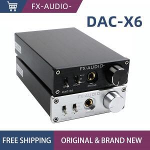 FX-AUDIO DAC-X6 HIFI  앰프 TPA6120A2 LM4562N 디지털 오디오 디코더 USB 동축 광학 IN RCA 출력