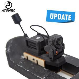ATOMRC 짐벌 서보 모터 2 축 고해상도 광각 범위 업데이트 DJI O3 고정 날개 드론 비행기 용
