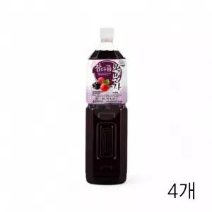 참다음 복분자 5배희석 1.5L X 4개 카페 음료베이스 [BWV44736]