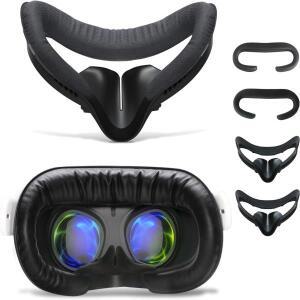 Oculus Quest 2용 페이스 패드 2팩  커버 VR Meta 김서림  땀 쿠션