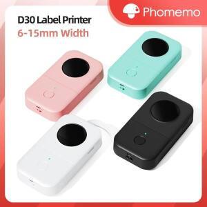 Phomemo D30 라벨 메이커  열 프린터 휴대용 무 인쇄 스티커 블루투스 DIY 기계