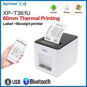 Xprinter 바코드 스티커 영수증 프린터 지지대 열전사 라벨 안드로이드 iOS 윈도우용 2 인 1 인쇄기 361B 2